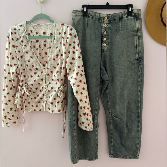 We the Free Osaka Jeans in Spearmint size 31 - Picture 3 of 12